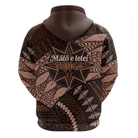 Malo e lelei Tonga Hoodie Tongan Ngatu Pattern Vintage Vibes LT14 - Polynesian Pride