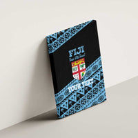 Fiji Rugby 2025 Custom Canvas Wall Art Fijian Tapa Toso Viti Toso - Black