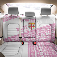 Fiji Rugby 2025 Custom Back Car Seat Cover Fijian Tapa Toso Viti Toso - Pink