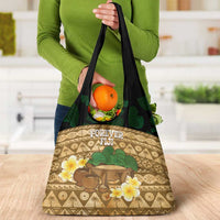 Bula Fiji Kava Bowl Grocery Bag Fijian Tapa Cloth Vintage Vibe