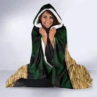 Bula Fiji Kava Bowl Hooded Blanket Fijian Tapa Cloth Vintage Vibe