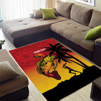 Custom Papua New Guinea Cricket Area Rug PNG Barramundis - Polynesian Pride
