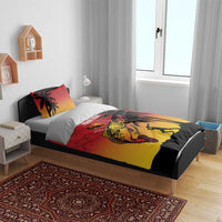Custom Papua New Guinea Cricket Bedding Set PNG Barramundis - Polynesian Pride