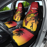 Custom Papua New Guinea Cricket Car Seat Cover PNG Barramundis - Polynesian Pride