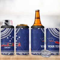 Custom Samoa Cricket 4 in 1 Can Cooler Tumbler Go Champions Samoan - Polynesian Pride