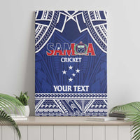 Custom Samoa Cricket Canvas Wall Art Go Champions Samoan - Polynesian Pride