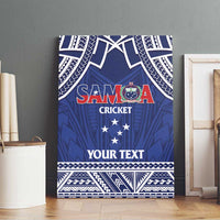 Custom Samoa Cricket Canvas Wall Art Go Champions Samoan - Polynesian Pride