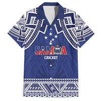 Custom Samoa Cricket Family Matching Short Sleeve Bodycon Dress and Hawaiian Shirt Go Champions Samoan - Polynesian Pride