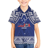 Custom Samoa Cricket Family Matching Tank Maxi Dress and Hawaiian Shirt Go Champions Samoan - Polynesian Pride
