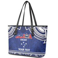 Custom Samoa Cricket Leather Tote Bag Go Champions Samoan LT14 - Polynesian Pride