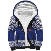Custom Samoa Cricket Sherpa Hoodie Go Champions Samoan - Polynesian Pride