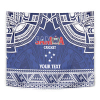 Custom Samoa Cricket Tapestry Go Champions Samoan - Polynesian Pride