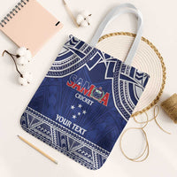 Custom Samoa Cricket Tote Bag Go Champions Samoan - Polynesian Pride