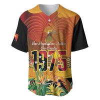 Personalised Papua New Guinea Independence Day Baseball Jersey One People One Nation One Country