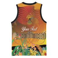 Personalised Papua New Guinea Independence Day Basketball Jersey One People One Nation One Country