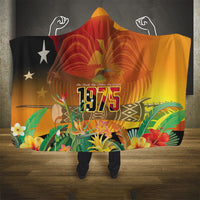 Papua New Guinea Independence Day Hooded Blanket One People One Nation One Country