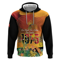 Personalised Papua New Guinea Independence Day Hoodie One People One Nation One Country