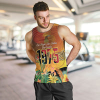 Personalised Papua New Guinea Independence Day Men Tank Top One People One Nation One Country