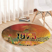 Papua New Guinea Independence Day Round Carpet One People One Nation One Country