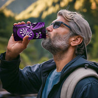 New Zealand Darts 4 in 1 Can Cooler Tumbler Happiness Is A Tight Threesome Maori Purple