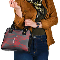 Custom New Caledonia Football Shoulder Handbag Allez Les Cagous Grey Version - Polynesian Pride