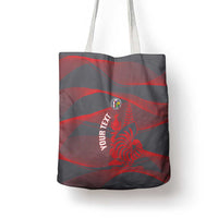 Custom New Caledonia Football Tote Bag Allez Les Cagous Grey Version - Polynesian Pride