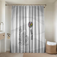 Custom New Caledonia Football Bathroom Set Allez Les Cagous White Version - Polynesian Pride