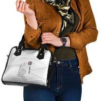 Custom New Caledonia Football Shoulder Handbag Allez Les Cagous White Version - Polynesian Pride