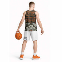 Bula Fiji Tapa Basketball Jersey Fijian Masi Vintage Vibes - Polynesian Pride