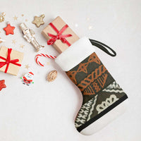 Bula Fiji Tapa Christmas Stocking Fijian Masi Vintage Vibes LT14 - Polynesian Pride