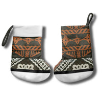 Bula Fiji Tapa Christmas Stocking Fijian Masi Vintage Vibes LT14 - Polynesian Pride