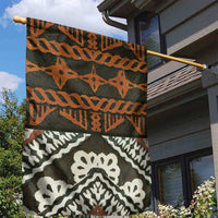 Bula Fiji Tapa Garden Flag Fijian Masi Vintage Vibes - Polynesian Pride