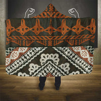 Bula Fiji Tapa Hooded Blanket Fijian Masi Vintage Vibes - Polynesian Pride