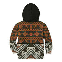 Bula Fiji Tapa Kid Hoodie Fijian Masi Vintage Vibes - Polynesian Pride