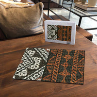 Bula Fiji Tapa Puzzle Fijian Masi Vintage Vibes - Polynesian Pride