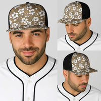 Kuvui Bula Fiji Baseball Net Cap Fijian Tapa Seamless Hibiscus - Polynesian Pride
