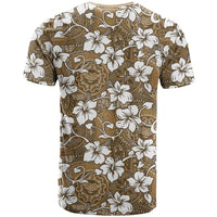 Kuvui Bula Fiji T Shirt Fijian Tapa Seamless Hibiscus - Polynesian Pride