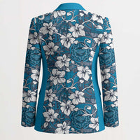 Karakarawa Bula Fiji Blazer Fijian Tapa Seamless Hibiscus LT14 - Polynesian Pride