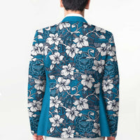 Karakarawa Bula Fiji Blazer Fijian Tapa Seamless Hibiscus LT14 - Polynesian Pride