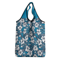 Karakarawa Bula Fiji Grocery Bag Fijian Tapa Seamless Hibiscus - Polynesian Pride