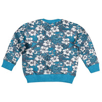 Karakarawa Bula Fiji Kid Ugly Christmas Sweater Fijian Tapa Seamless Hibiscus - Polynesian Pride