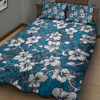 Karakarawa Bula Fiji Quilt Bed Set Fijian Tapa Seamless Hibiscus LT14 - Polynesian Pride