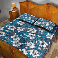 Karakarawa Bula Fiji Quilt Bed Set Fijian Tapa Seamless Hibiscus LT14 - Polynesian Pride
