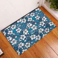 Karakarawa Bula Fiji Rubber Doormat Fijian Tapa Seamless Hibiscus LT14 - Polynesian Pride