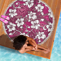 Piqi Bula Fiji Beach Blanket Fijian Tapa Seamless Hibiscus LT14 - Polynesian Pride