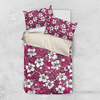 Piqi Bula Fiji Bedding Set Fijian Tapa Seamless Hibiscus - Polynesian Pride