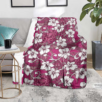 Piqi Bula Fiji Blanket Fijian Tapa Seamless Hibiscus - Polynesian Pride