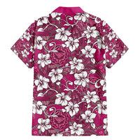 Piqi Bula Fiji Family Matching Mermaid Dress and Hawaiian Shirt Fijian Tapa Seamless Hibiscus - Polynesian Pride