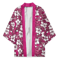 Piqi Bula Fiji Kimono Fijian Tapa Seamless Hibiscus - Polynesian Pride