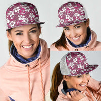 Piqi Bula Fiji Mesh Trucker Cap Fijian Tapa Seamless Hibiscus - Polynesian Pride